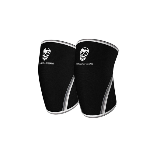 GymReapers 7mm Knee Sleeves (Black & White)