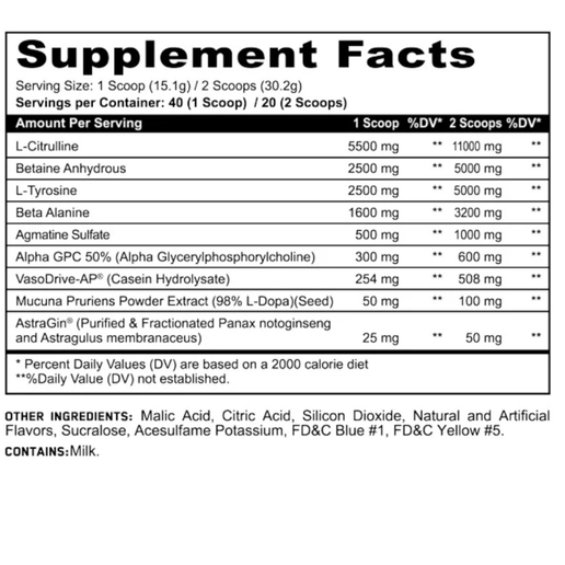 Panda X V1 Pandamus Level 2 | Mid Stim (40 / 20 Servings)