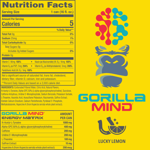 Gorilla Mind Energy Drink