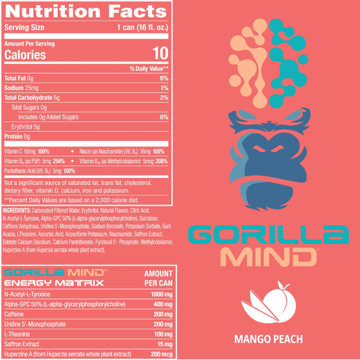 Gorilla Mind Energy Drink